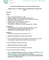 Executive Board (SFEB) minutes - 20 November 2024
